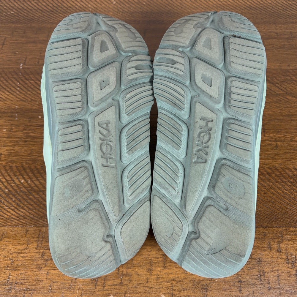 Hoka One One Slides Womens 9 Mint Green Ora Recovery Slide Comfort Walking Shoes - Picture 6 of 7
